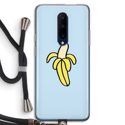 Banana: OnePlus 7 Pro Transparant Hoesje met koord