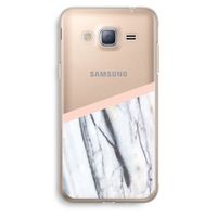 A touch of peach: Samsung Galaxy J3 (2016) Transparant Hoesje