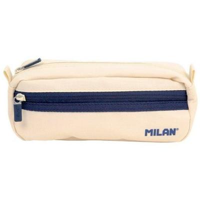 Schoolpennenzak Milan 1918 Beige 21 x 8,5 x 6,1 cm Rechthoekig