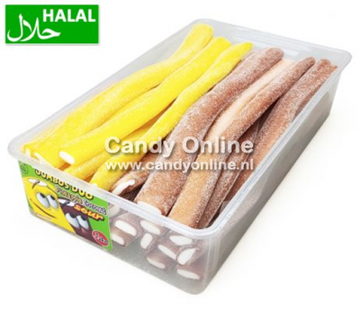 Jake - Jumbo Sour Pineapple-Coco 30 Stuks 1,5 Kilo (Halal) Jake - Jumbo Sour Pineapple-Coco 30 Stuks 1,5 Kilo (Halal)