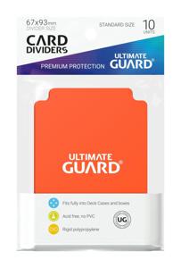 Ultimate Guard Card Dividers Standard Size Orange (10)