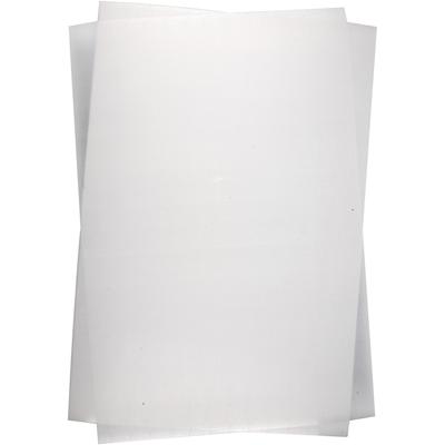 Creativ Company Vellen krimpfolie mat wit 20x30, 10st.