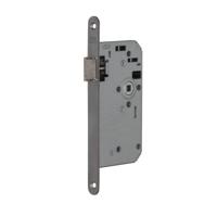 Nemef project insteek loopslot - doornmaat 60 mm - RVS voorplaat - 435/17 - Rs/Ls