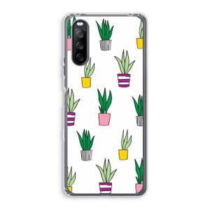 Sanseveria: Sony Xperia 10 III Transparant Hoesje