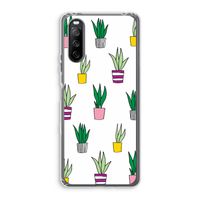 Sanseveria: Sony Xperia 10 III Transparant Hoesje