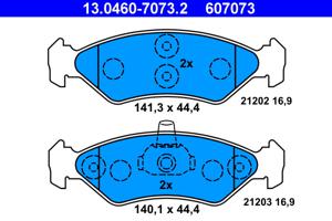 ATE Remblokset 13.0460-7073.2