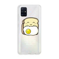 Sleep All Day: Galaxy A51 4G Transparant Hoesje
