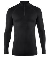 Falke Longsleeve Maximum Warm Heren Thermoshirt Black S