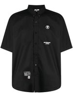 AAPE BY *A BATHING APE® chemise à patch logo - Noir