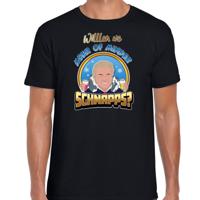 Apres ski t-shirt voor heren - meer of minder schnaps - zwart - wintersport - Wilders - politiek - thumbnail