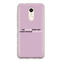 uw waarde daalt niet: Xiaomi Redmi 5 Transparant Hoesje