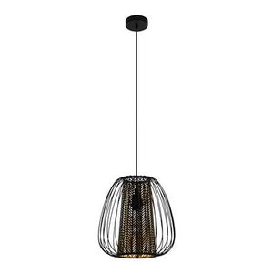 EGLO Curasao hangende plafondverlichting E27 40 W Zwart, Goud