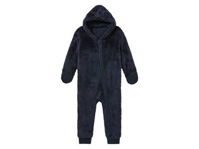 lupilu Baby fleece onesie (74/80, Marineblauw)