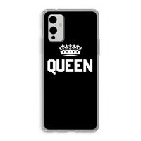 Queen zwart: OnePlus 9 Transparant Hoesje