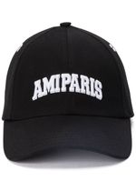 AMI Paris casquette à patch logo - Noir