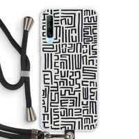 Moroccan Print: Huawei P Smart Pro Transparant Hoesje met koord
