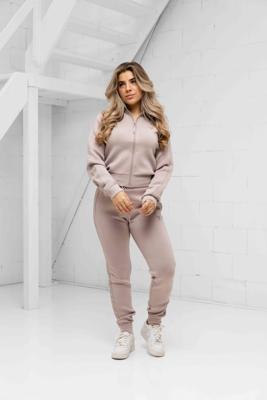 Guess New Allie Scuba Full Zip Trainingspak Dames Roze - Maat M - Kleur: Roze | Soccerfanshop