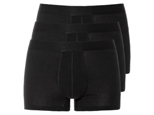 LIVERGY 3 heren boxers (L, Zwart)