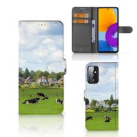 Samsung Galaxy M52 | Telefoonhoesje | Met pasjeshouder | Koeien