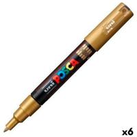 Markeerstiften POSCA PC-1M Gouden (6 Stuks)