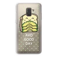 Avo Good Day: Samsung Galaxy A8 (2018) Transparant Hoesje