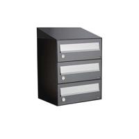 Allux Hive Set 1-Breed, 3-Hoog Met Dak Antraciet - 40030065_1x3d