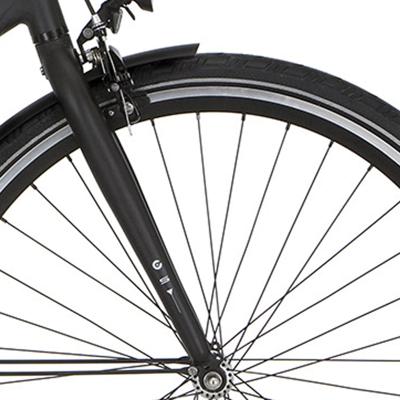 Cortina voorvork speed jet black matt