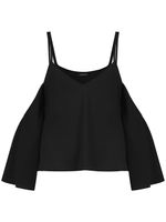 Olympiah Titicaca cropped top - Noir - thumbnail