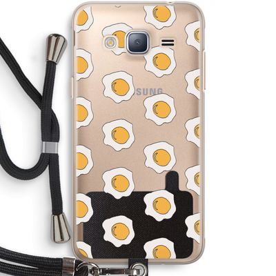 Bacon to my eggs #1: Samsung Galaxy J3 (2016) Transparant Hoesje met koord