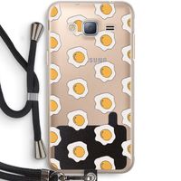 Bacon to my eggs #1: Samsung Galaxy J3 (2016) Transparant Hoesje met koord