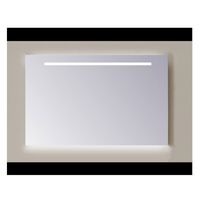 Spiegel Sanicare Q-mirrors 60 x 65 cm Cold White LED Ambi Licht Onder PP Geslepen Sanicare - thumbnail