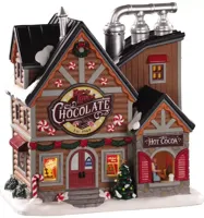 Lemax for the love of chocolate shop verlicht kersthuisje Vail Village 2020