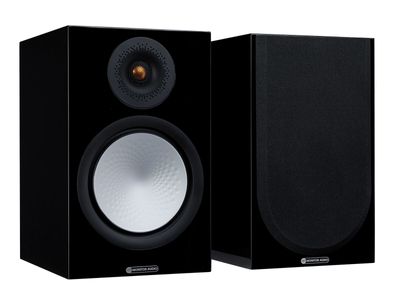 Monitor Audio Silver 100 7G boekenplank speaker - Hoogglans zwart (per paar)