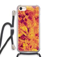 Eternal Fire: iPhone 8 Transparant Hoesje met koord