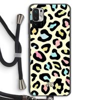Leopard pattern: Xiaomi Redmi Note 10 5G Transparant Hoesje met koord Leopard pattern: Xiaomi Redmi Note 10 5G Transparant Hoesje met koord