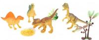 Toi-Toys World of the dinosaurs 4 dino&apos;s met 1 dino ei