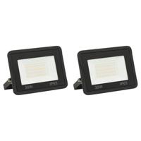 Spotlights 2 st LED 30 W koudwit