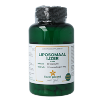 Liever Gezond Liposomaal ijzer sterk 60 Vegetarische capsules