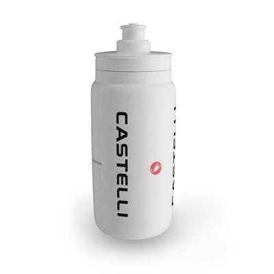 Castelli castelli logo water bottle white