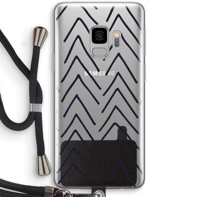 Marrakech Arrows: Samsung Galaxy S9 Transparant Hoesje met koord
