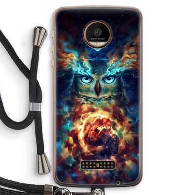 Aurowla: Motorola Moto Z Force Transparant Hoesje met koord