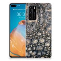 Huawei P40 | TPU Hoesje | Krokodillenprint