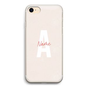 Strawberry Milkshake: iPhone 7 Transparant Hoesje