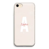Strawberry Milkshake: iPhone 7 Transparant Hoesje