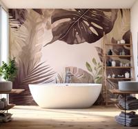 Tropische planten Fotobehang badkamer