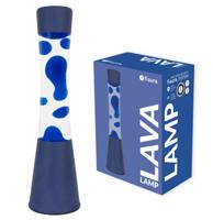Fisura Lava Lamp Tower - Blauwe Basis Met Transparante Vloeistof En Blauwe Lava Fisura Lava Lamp Tower - Blauwe Basis Met Transparante Vloeistof En Blauwe Lava