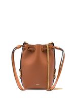 Chloé micro sac seau Marcie en cuir - Marron