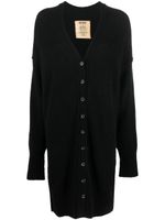 Uma Wang cardigan oversize à fini brossé - Noir