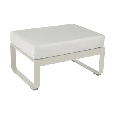 Fermob Bellevie 1-zitshocker Clay Grey - Off-White