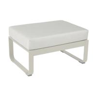 Fermob Bellevie 1-zitshocker Clay Grey - Off-White